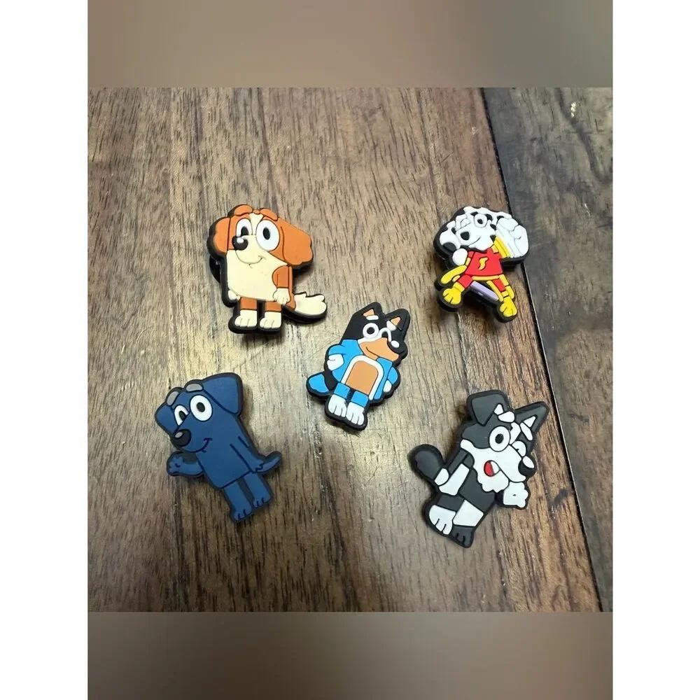 Blue  Dog Shoe Charms